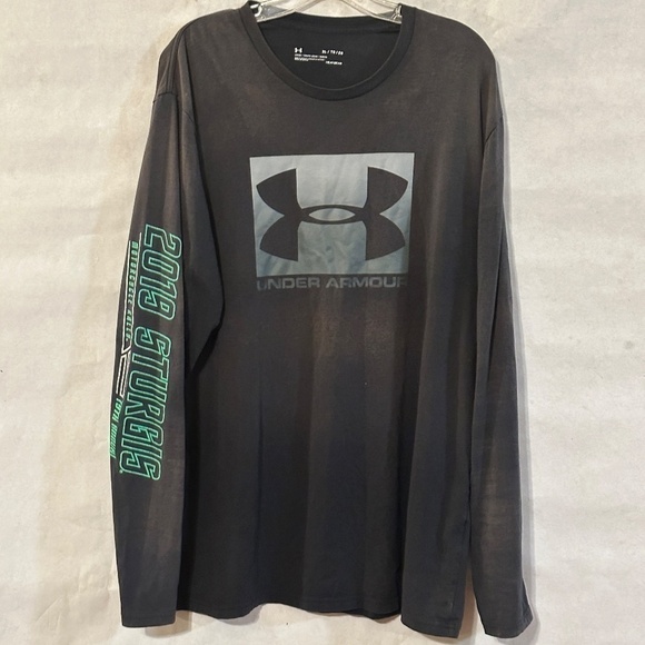 Under Armour Athletic Workout Black Long Sleeve Tee XL - Picture 3 of 7